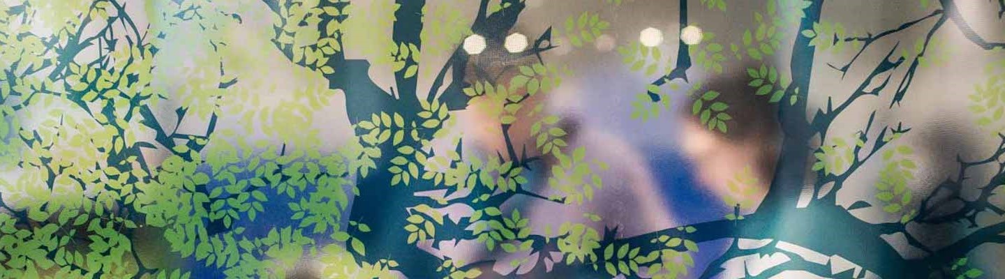 colorful flower banner